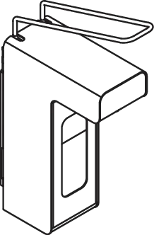 HEWI Seifenspender „System 900“ 19,9 × 8,1 × 34,2 cm HEWI Seifenspender „System 900“ 19,9 × 8,1 × 34,2 cm