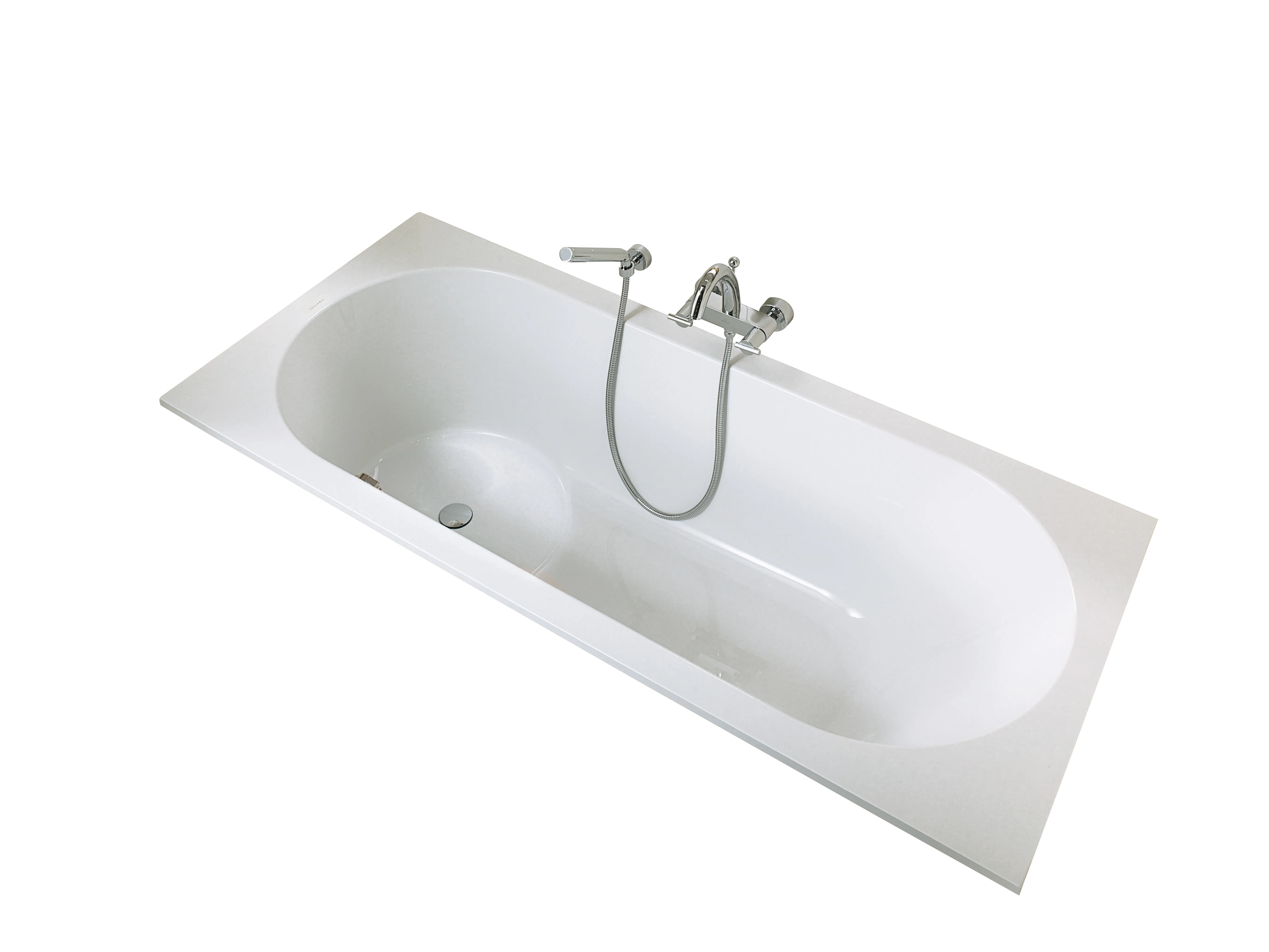 Villeroy & Boch Badewanne „Libra“ rechteck 170 × 75 cm, Fußablauf in Weiß Alpin Villeroy & Boch Badewanne „Libra“ rechteck 170 × 75 cm, Fußablauf in Weiß Alpin