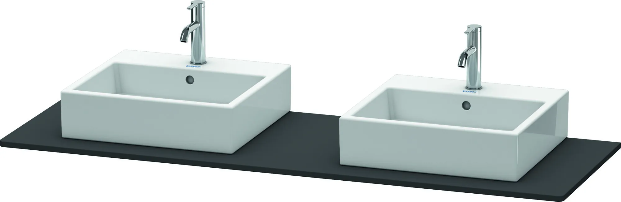 Duravit Konsole „XSquare“ in Graphit Supermatt