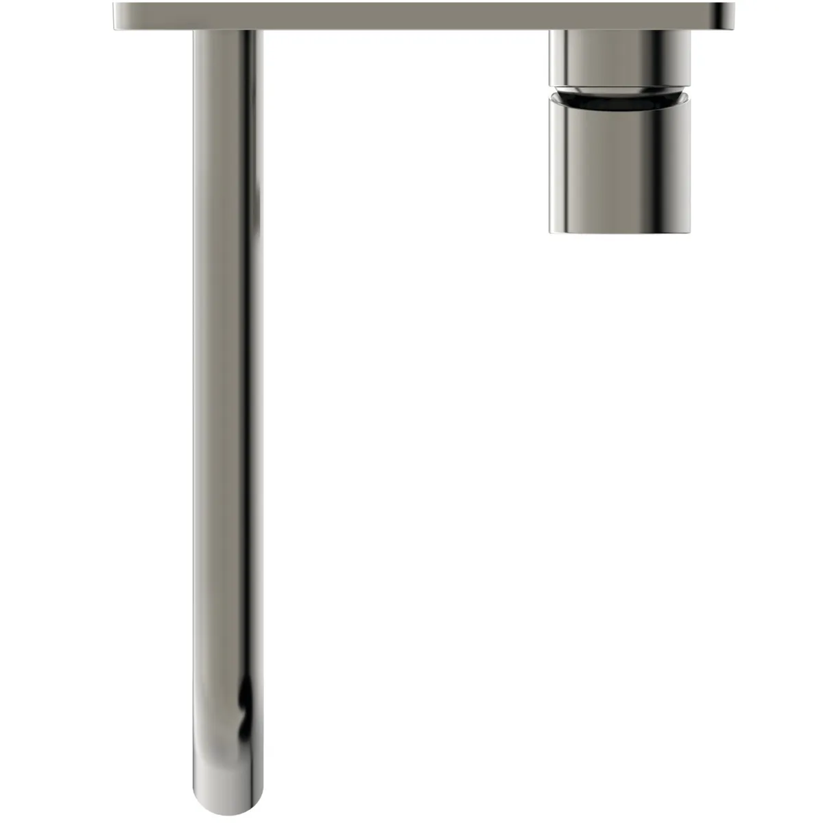 Ideal Standard Wand-Waschtischarmatur Joy Arm A7381GN, eckige Rosette, 220mm Ausladung, Silver Storm