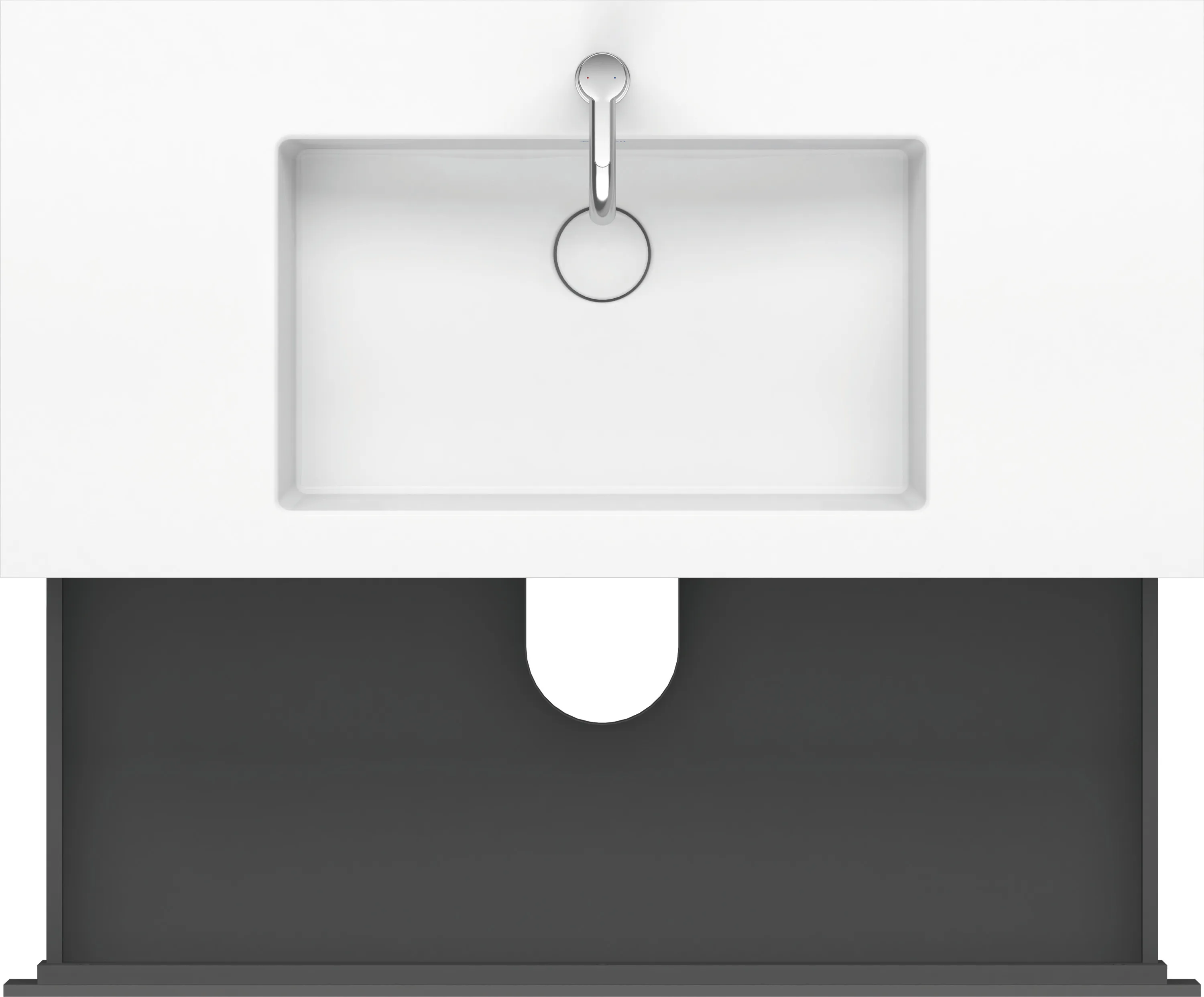 Duravit Möbelset c-shaped Set wandhängend wandhängend „L-Cube“ 100 × 50 × 48 cm Graphit Matt Duravit Möbelset c-shaped Set wandhängend wandhängend „L-Cube“ 100 × 50 × 48 cm Graphit Matt