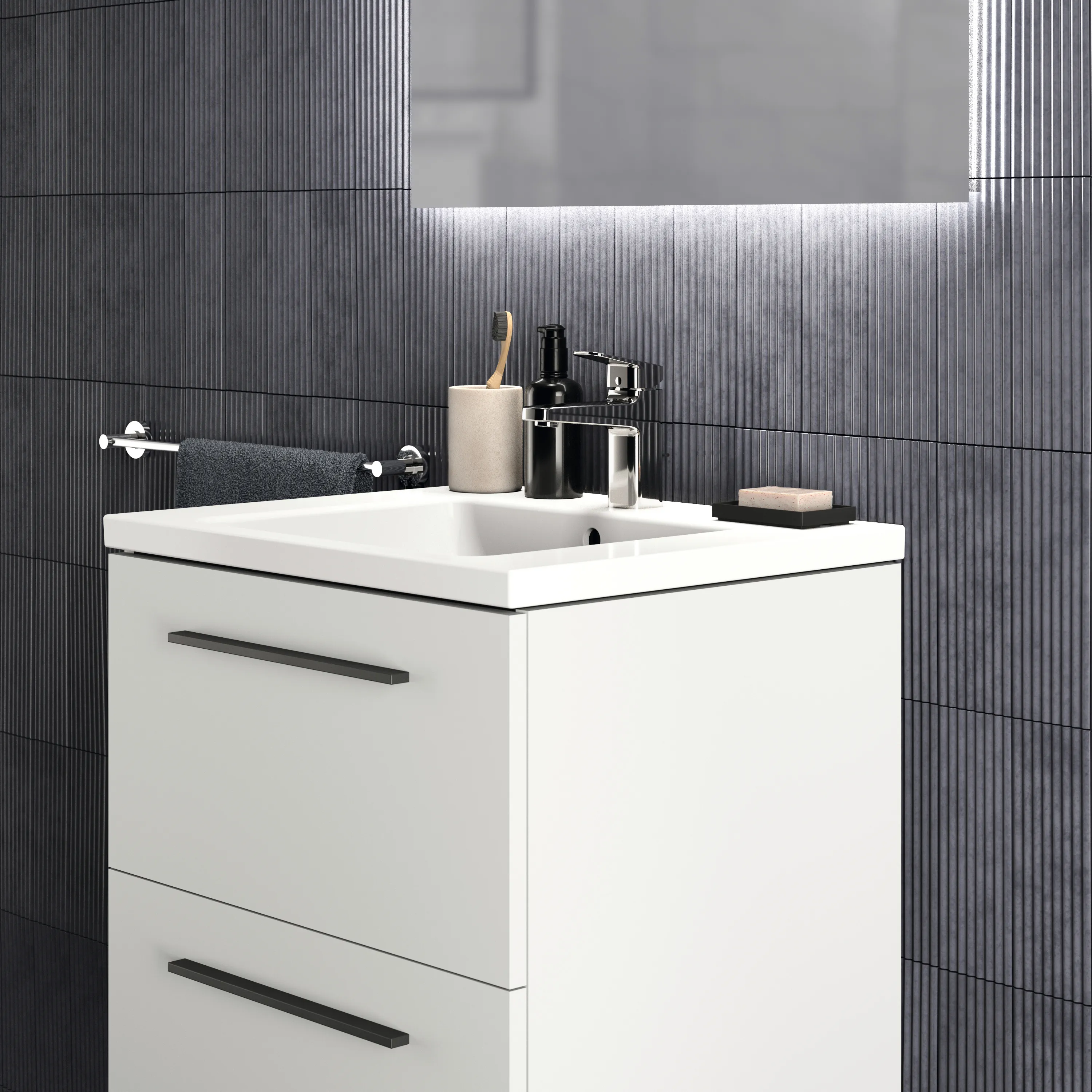 Ideal Standard Waschtischunterschrank „i.lifeB“ 60 × 63 × 50,5 cm Weiß matt Ideal Standard Waschtischunterschrank „i.lifeB“ 60 × 63 × 50,5 cm Weiß matt