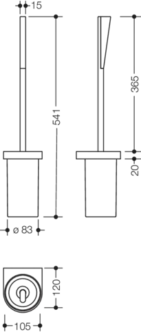 WC-Bürstengarnitur, Halter Metall, pulverbeschichtet, Bürstenbehälter und Bürstenstiel Polyamid, matt, Bürste mit verlängertem Stiel, Wandmontage, in Farbe AS (Weiß tiefmatt - Weiß matt) WC-Bürstengarnitur, Halter Metall, pulverbeschichtet, Bürstenbehälter und Bürstenstiel Polyamid, matt, Bürste mit verlängertem Stiel, Wandmontage, in Farbe AS (Weiß tiefmatt - Weiß matt)