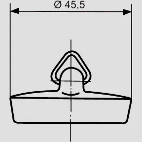SANIT Ventilstopfen mit Dreiecköse SANIT Ventilstopfen mit Dreiecköse
