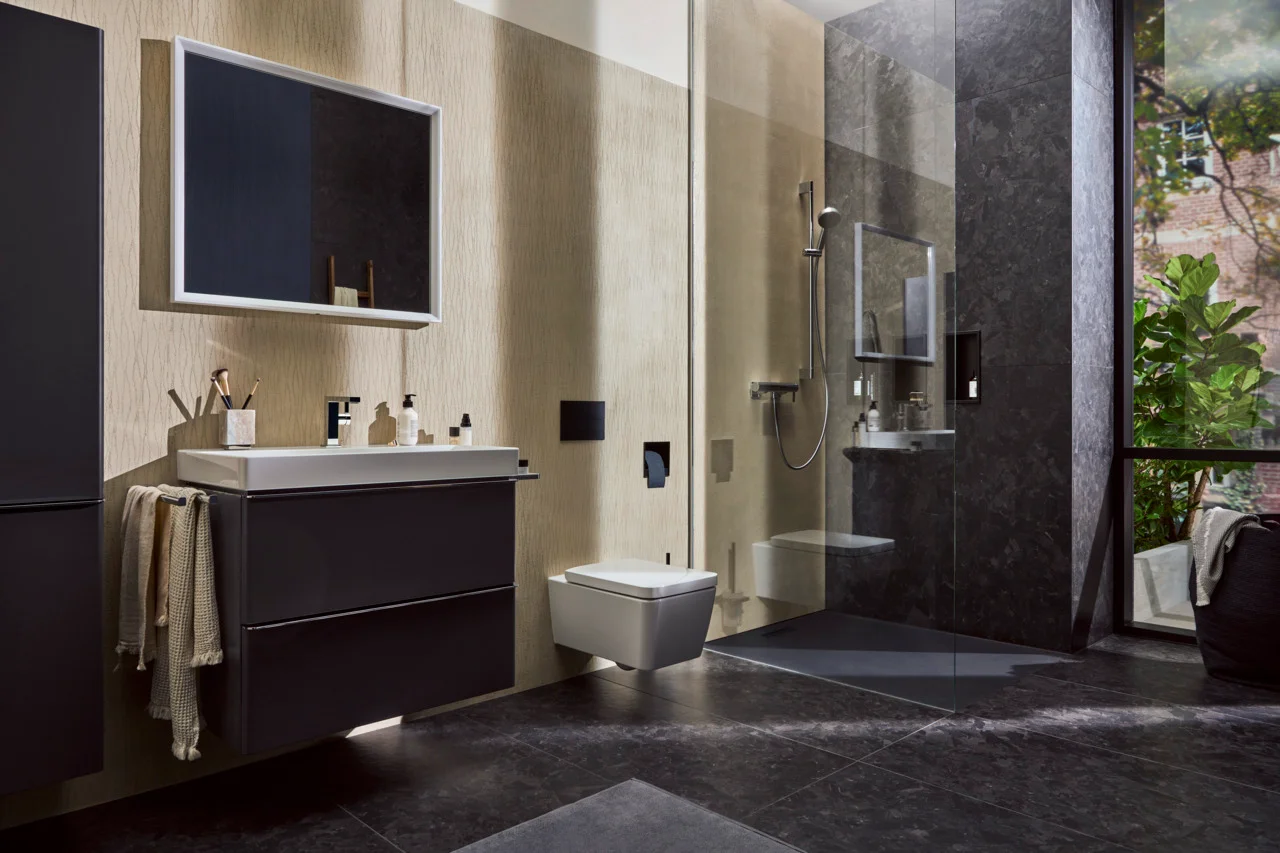 Hansgrohe Xelu Q Waschtisch, weiß, 800x480 mm, wandhängend, mit Hahnloch, ohne Überlauf, SmartClean Glasur