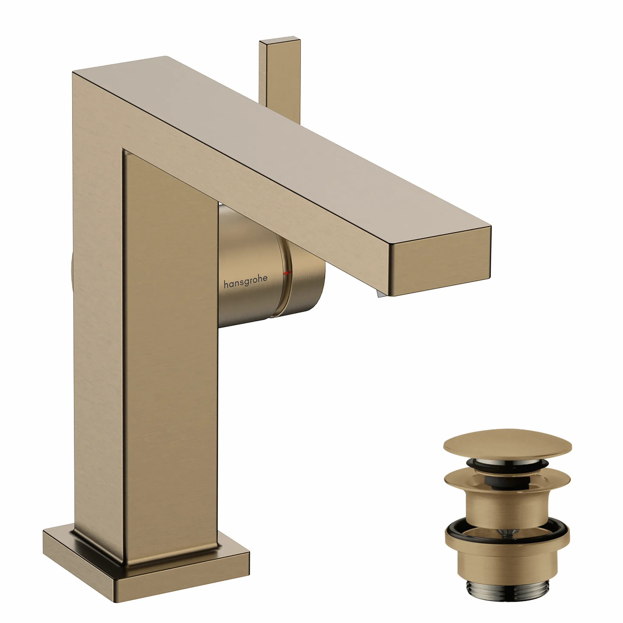 Hansgrohe Tecturis E Einhebel-Waschtischmischer 110 Fine CoolStart EcoSmart+ mit Push-Open Ablaufgarnitur BBR, Brushed Bronze, Ausladung 155 mm, Auslaufhöhe 133 mm Hansgrohe Tecturis E Einhebel-Waschtischmischer 110 Fine CoolStart EcoSmart+ mit Push-Open Ablaufgarnitur BBR, Brushed Bronze, Ausladung 155 mm, Auslaufhöhe 133 mm