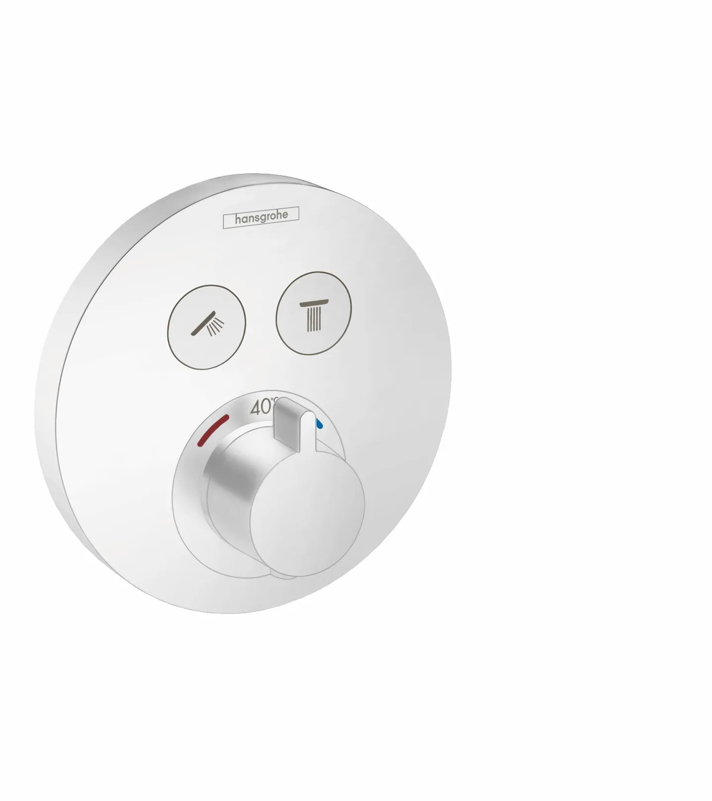 Thermostat Unterputz ShowerSelect S Fertigset 2 Verbraucher chrom Thermostat Unterputz ShowerSelect S Fertigset 2 Verbraucher chrom