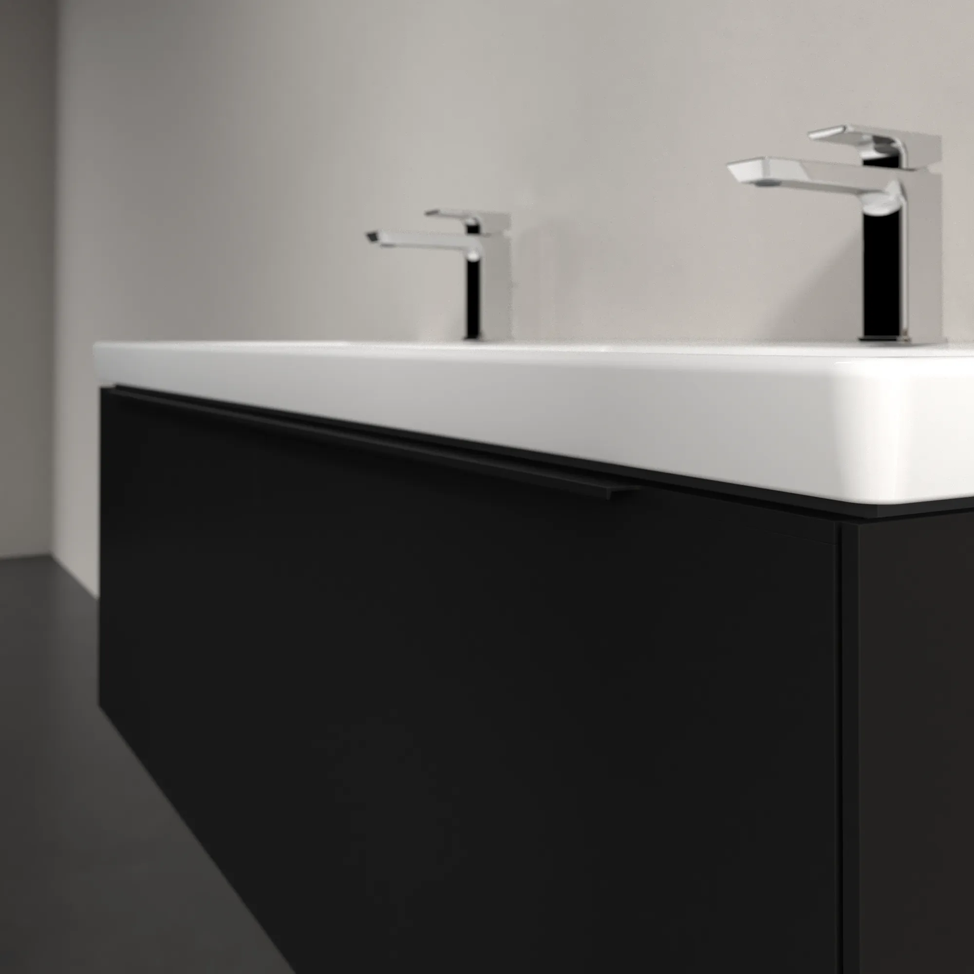 Villeroy & Boch Subway 3.0 Waschbeckenunterschrank, 1272 x 429 x 478 mm, Volcano Black Villeroy & Boch Subway 3.0 Waschbeckenunterschrank, 1272 x 429 x 478 mm, Volcano Black