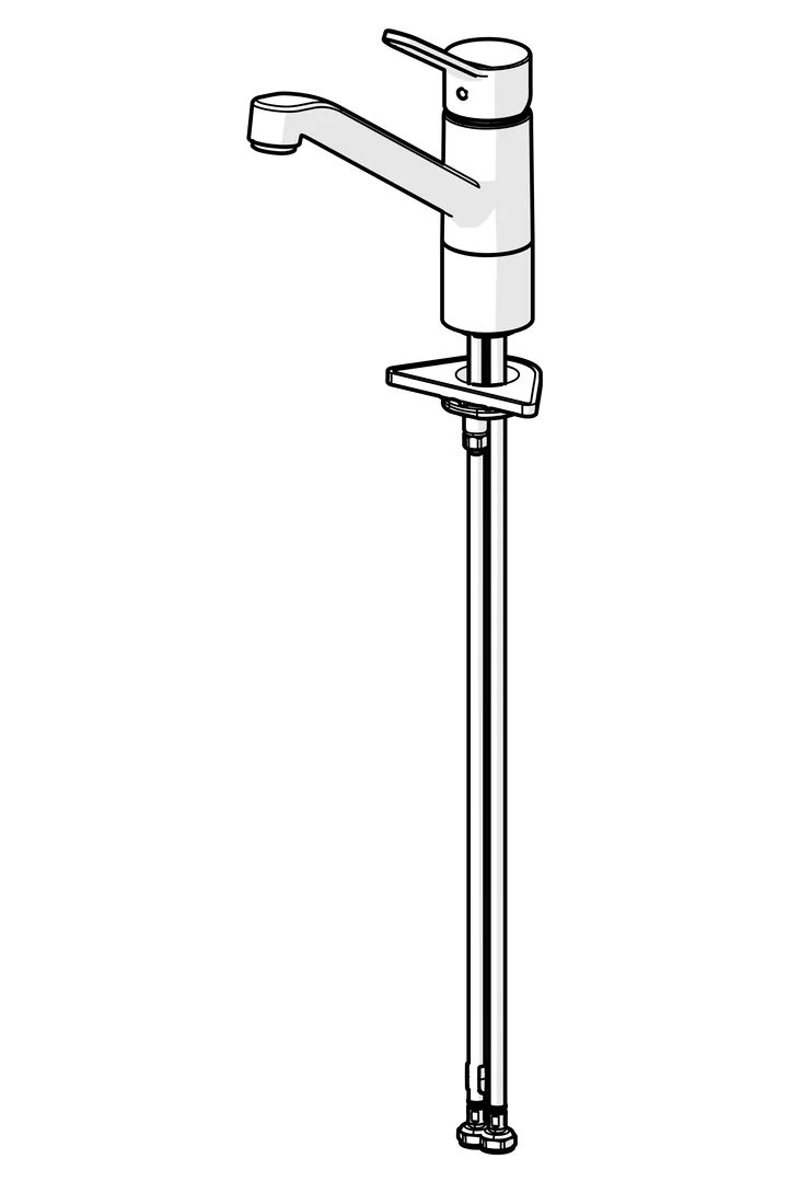 HansaPRIMO Einhebelmischer Küchenarmatur Chrom DN15 210 mm
