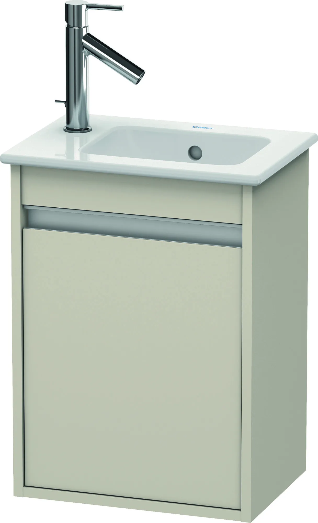 Duravit Waschtischunterschrank wandhängend „Ketho“ 40 × 55 × 28,5 cm in Taupe Matt