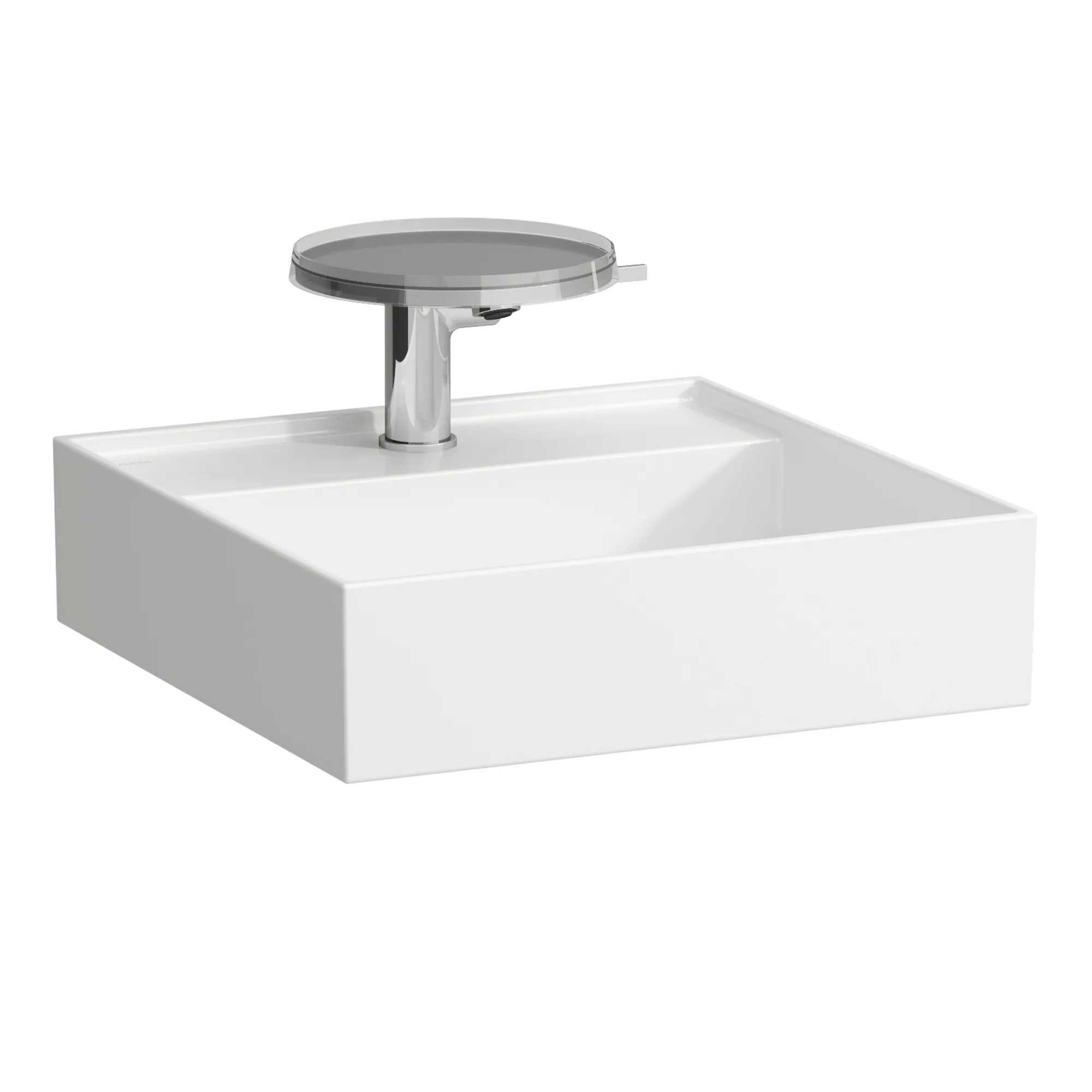 Handwaschbecken Kartell • 460x460x150 1 Hahnloch ohne Überlauf weiß Handwaschbecken Kartell • 460x460x150 1 Hahnloch ohne Überlauf weiß