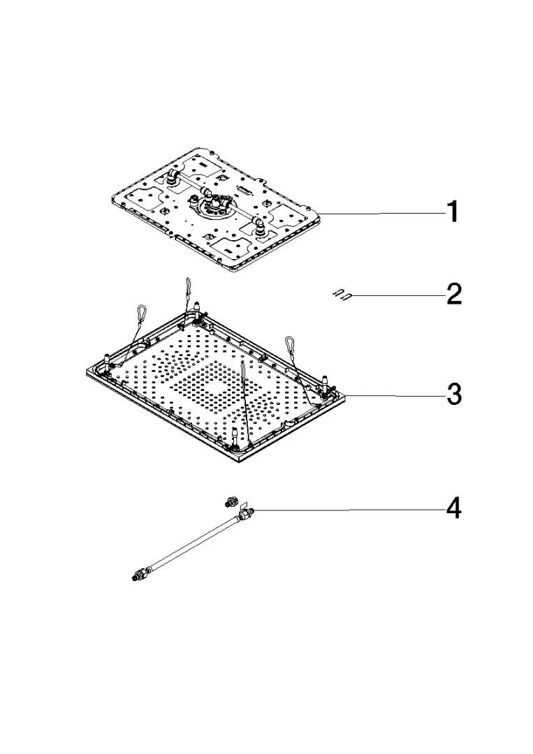 Dornbracht SERENITY SKY Regenpaneel für Deckeneinbau - Bausatz-Endmontage Chrom