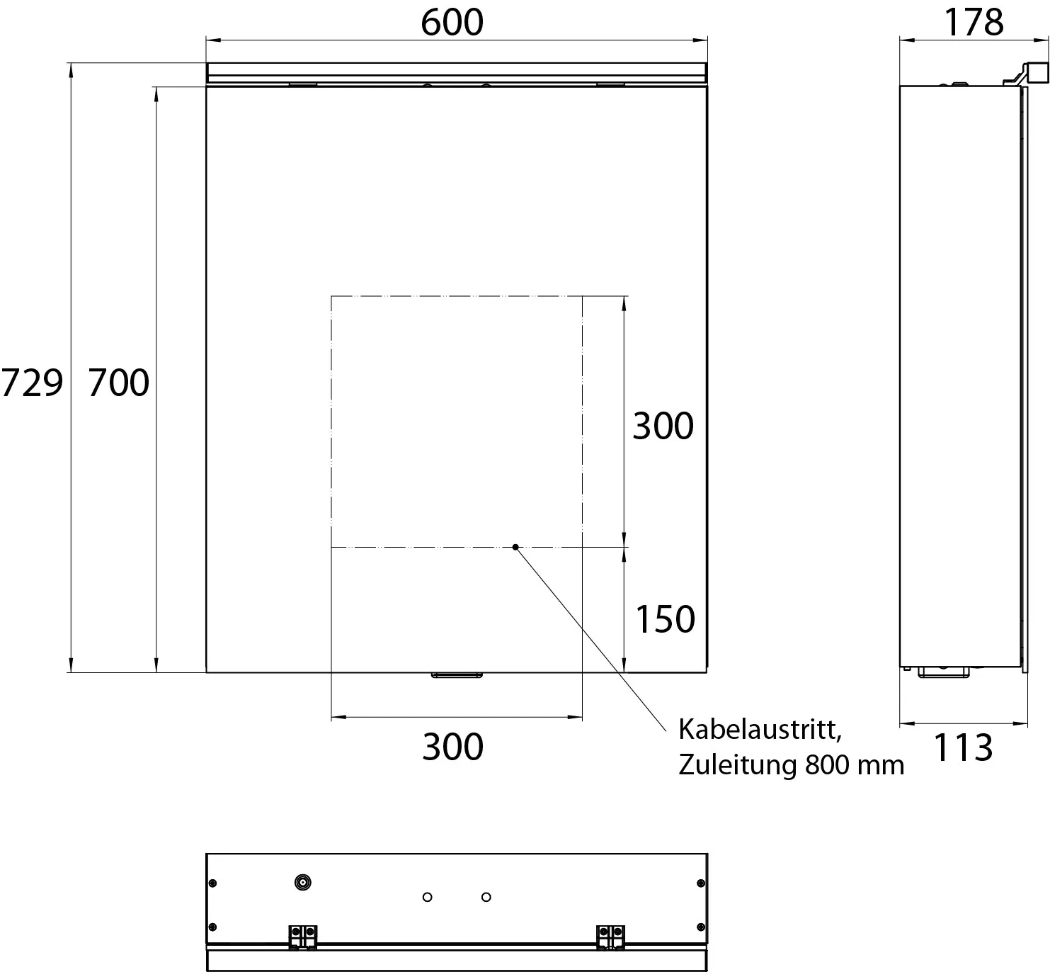 Lichtspiegelschrank flat II Classicleuchte, Aufputz, mit Waschtischbeleuchtung, 1 Tür, 600mm Lichtspiegelschrank flat II Classicleuchte, Aufputz, mit Waschtischbeleuchtung, 1 Tür, 600mm