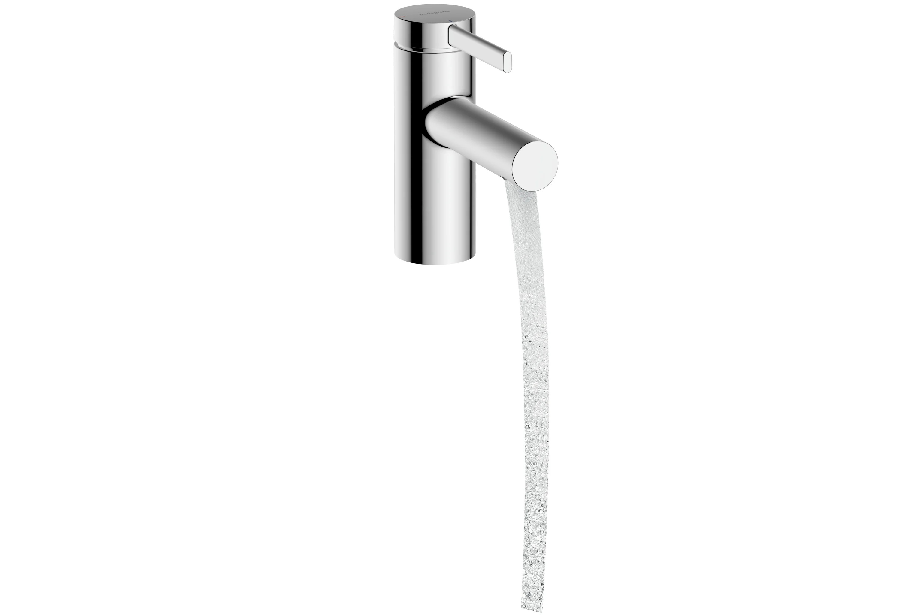 Hansgrohe Zesis S Einhebel-Waschtischmischer chrom, Ausladung 105 mm, Auslaufhöhe 74 mm, Push-Open-Ablaufgarnitur G 1 1/4, max. Durchfluss 4 l/min