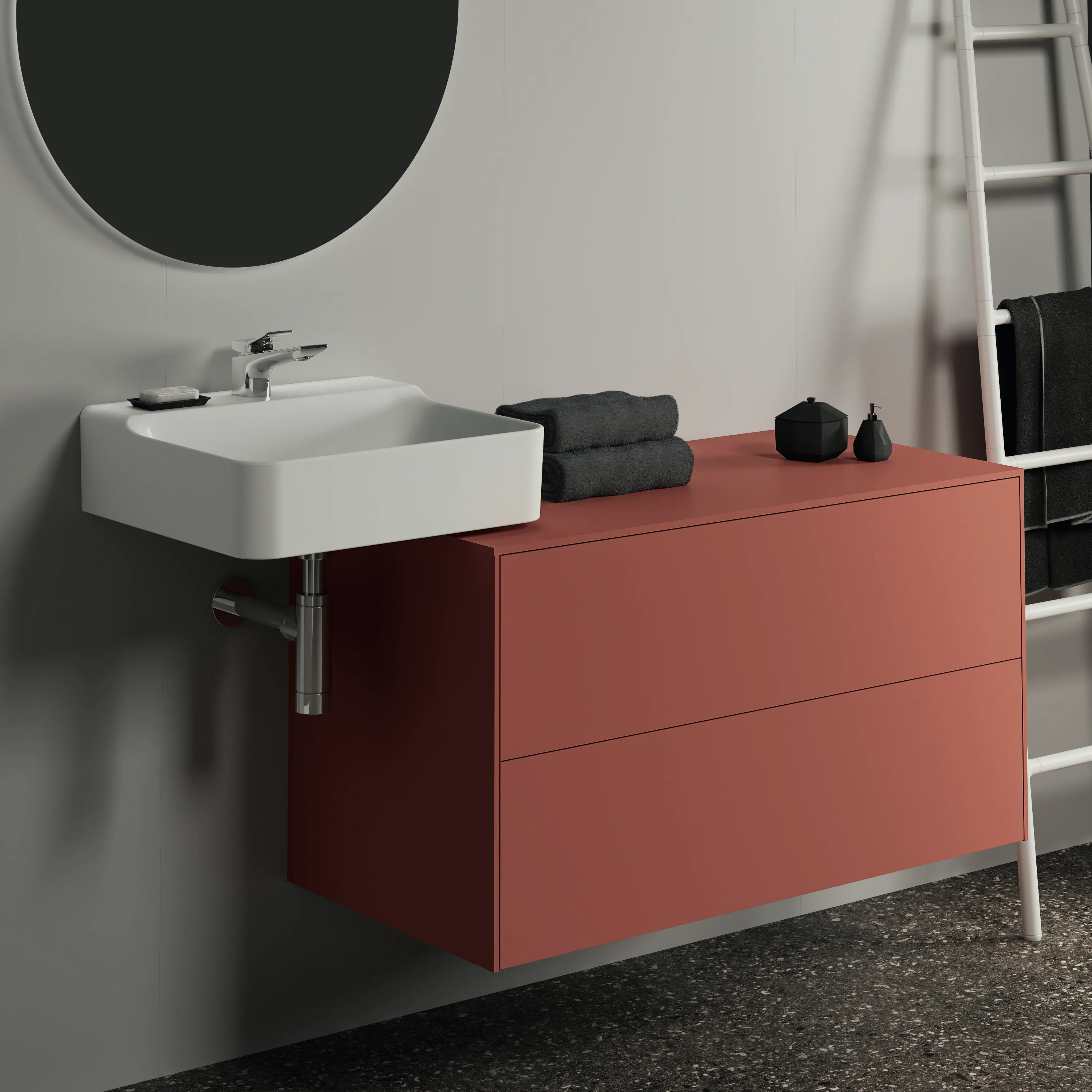 Ideal Standard Waschtischunterschrank Conca, 1002x505x550mm, Sunset, 2 Auszüge, Push-Open mit Softclose-Einzug Ideal Standard Waschtischunterschrank Conca, 1002x505x550mm, Sunset, 2 Auszüge, Push-Open mit Softclose-Einzug