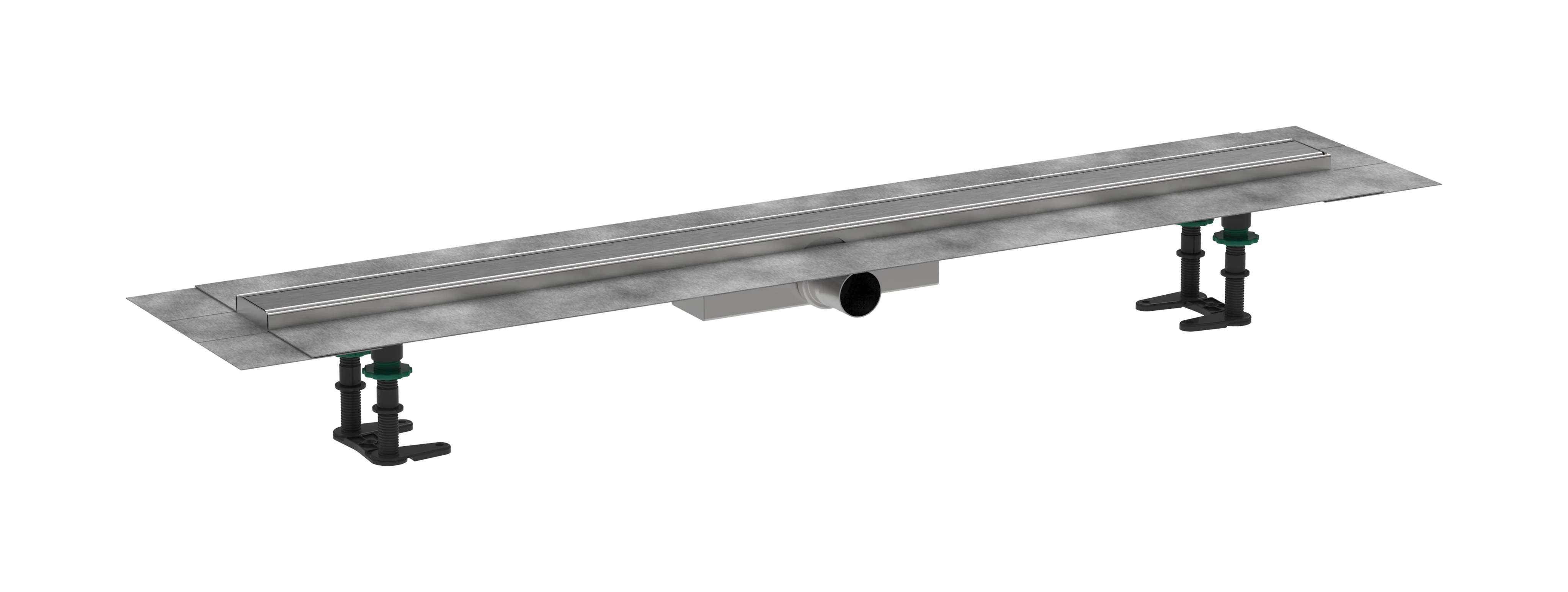 Hansgrohe RainDrain Compact Komplettset Duschrinne 1000 mm flache Installation Edelstahl V2A DN40 waagerechter Auslass bis 27 l/min Ablaufleistung Hansgrohe RainDrain Compact Komplettset Duschrinne 1000 mm flache Installation Edelstahl V2A DN40 waagerechter Auslass bis 27 l/min Ablaufleistung