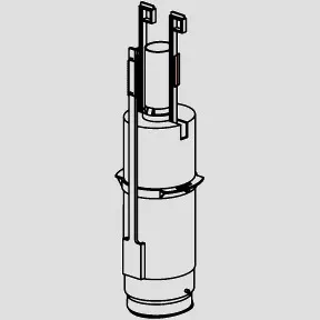 SANIT Ablaufarmatur Spülkasten bonito duo
