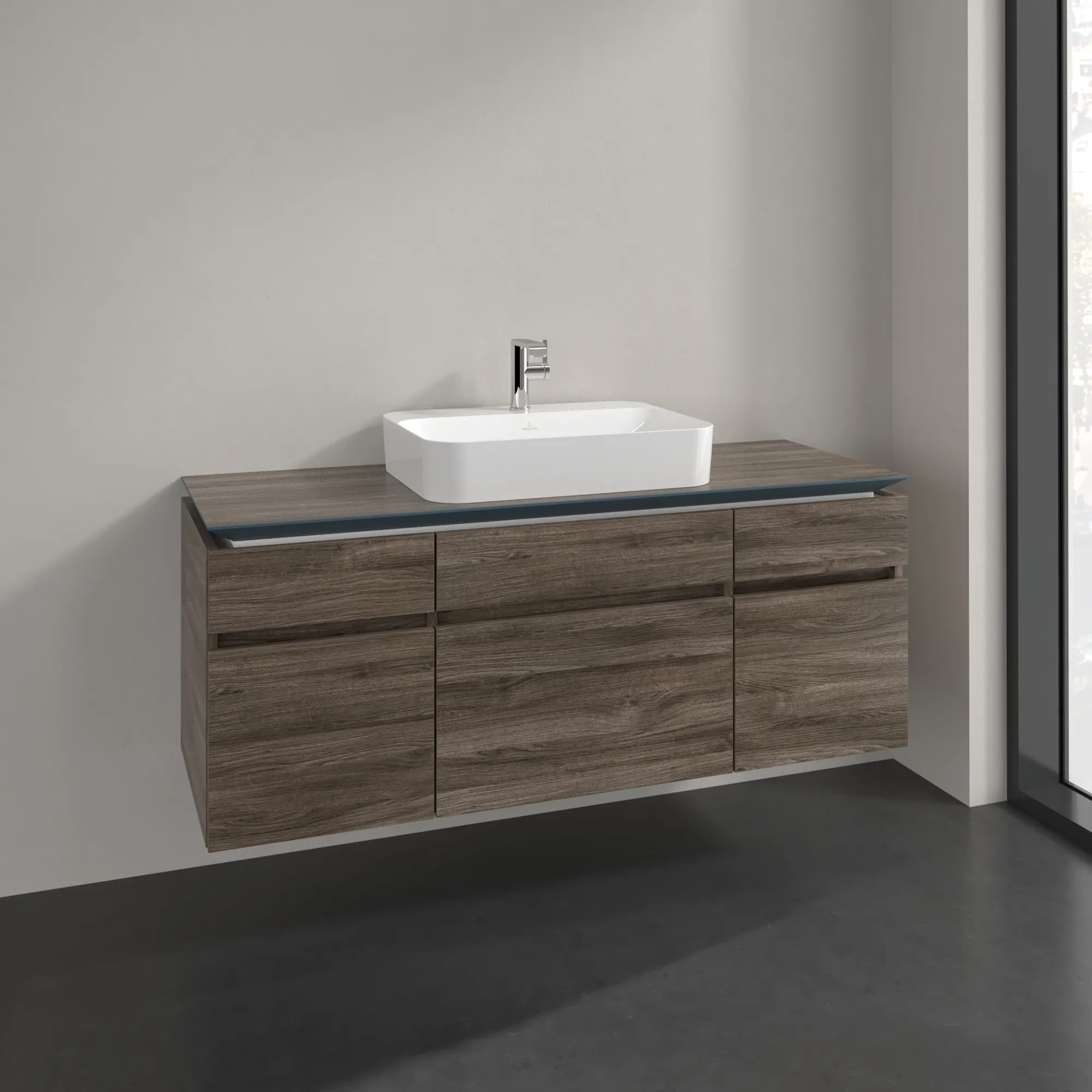 Villeroy & Boch Waschtischunterschrank „Legato“ für Schrankwaschtisch 140 × 55 × 50 cm