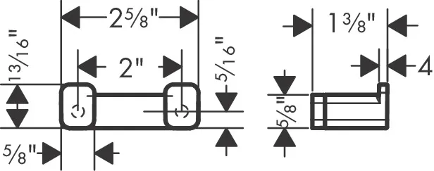 Doppelhaken AddStoris chrom Doppelhaken AddStoris chrom
