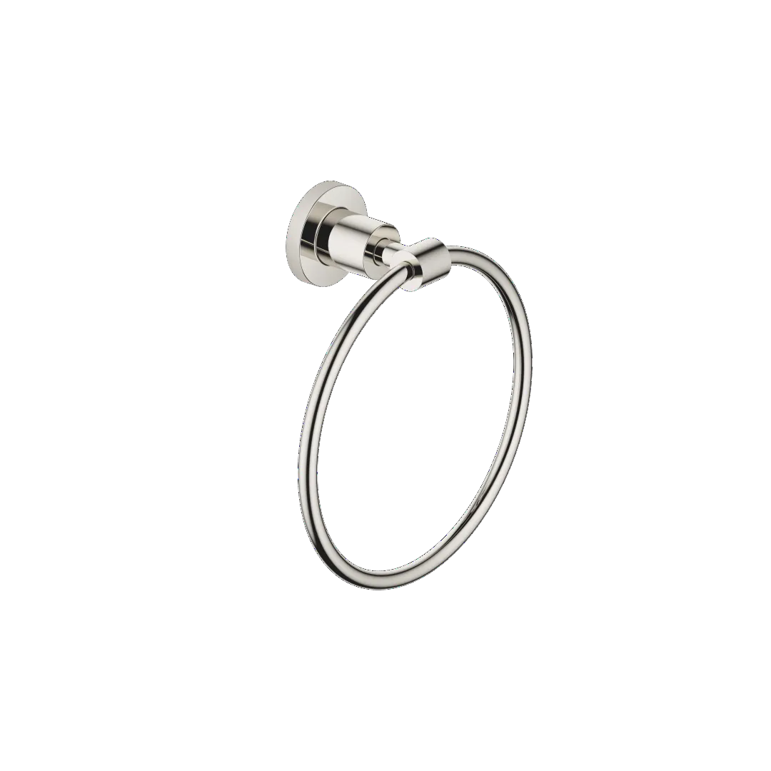 Dornbracht Handtuchring TARA Platin, rund, Breite 185 mm, Rosette Ø 55 mm, Ausladung 80 mm