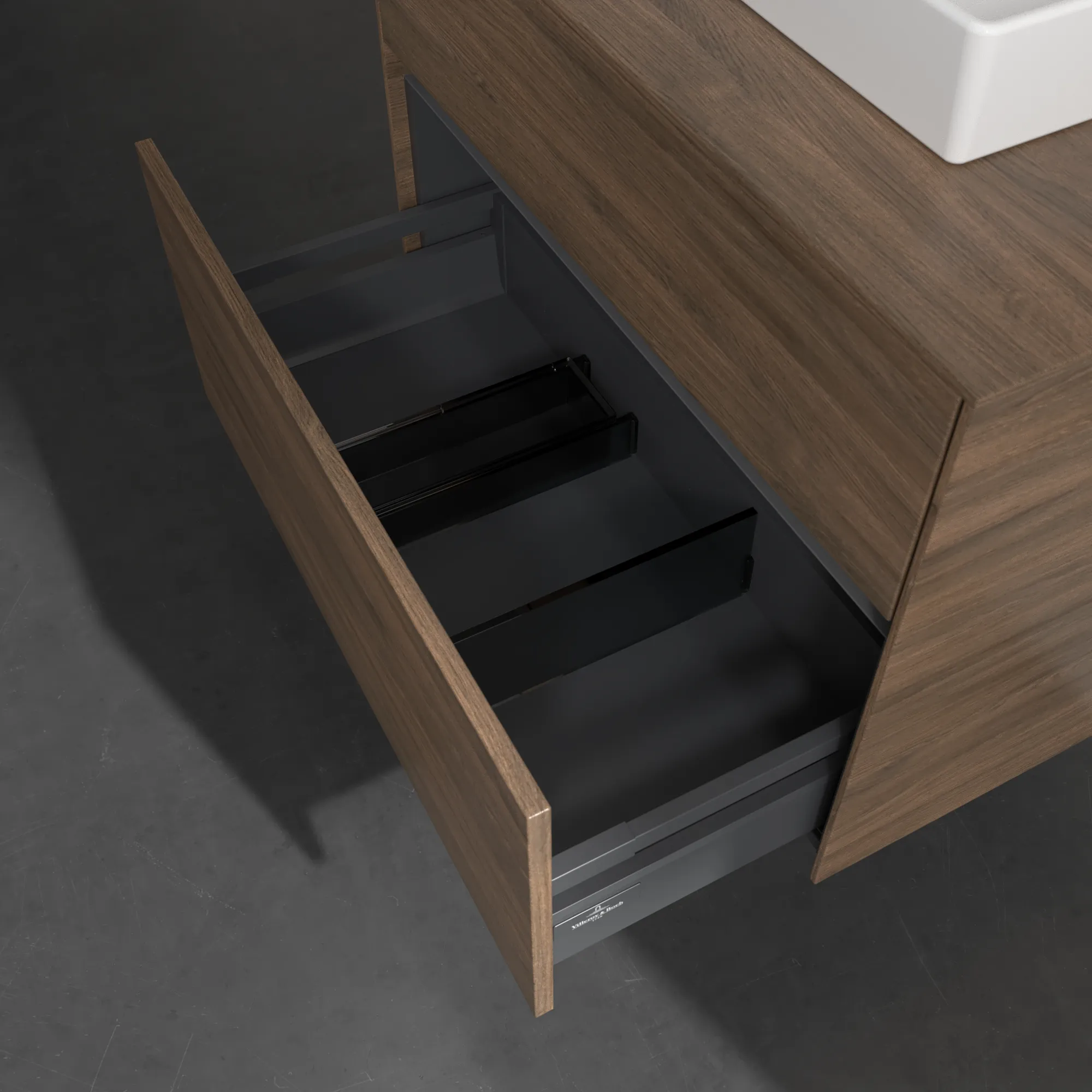 Villeroy & Boch Waschbeckenunterschrank Collaro C069B0 Arizona Oak, 800x548x500 mm, mit Beleuchtung und SoftClosing Villeroy & Boch Waschbeckenunterschrank Collaro C069B0 Arizona Oak, 800x548x500 mm, mit Beleuchtung und SoftClosing