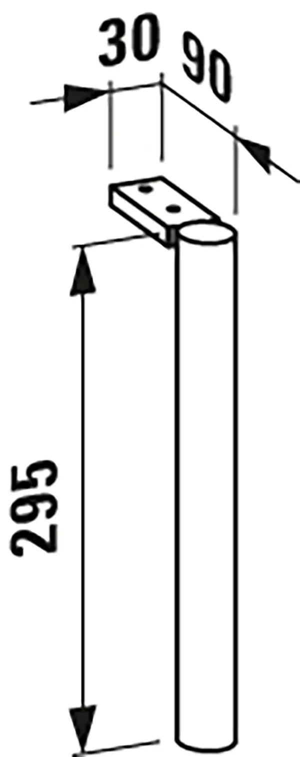 Füße BASE für PRO S 295mm für Waschtischunterbau H402101/2 H402111/2 Füße BASE für PRO S 295mm für Waschtischunterbau H402101/2 H402111/2