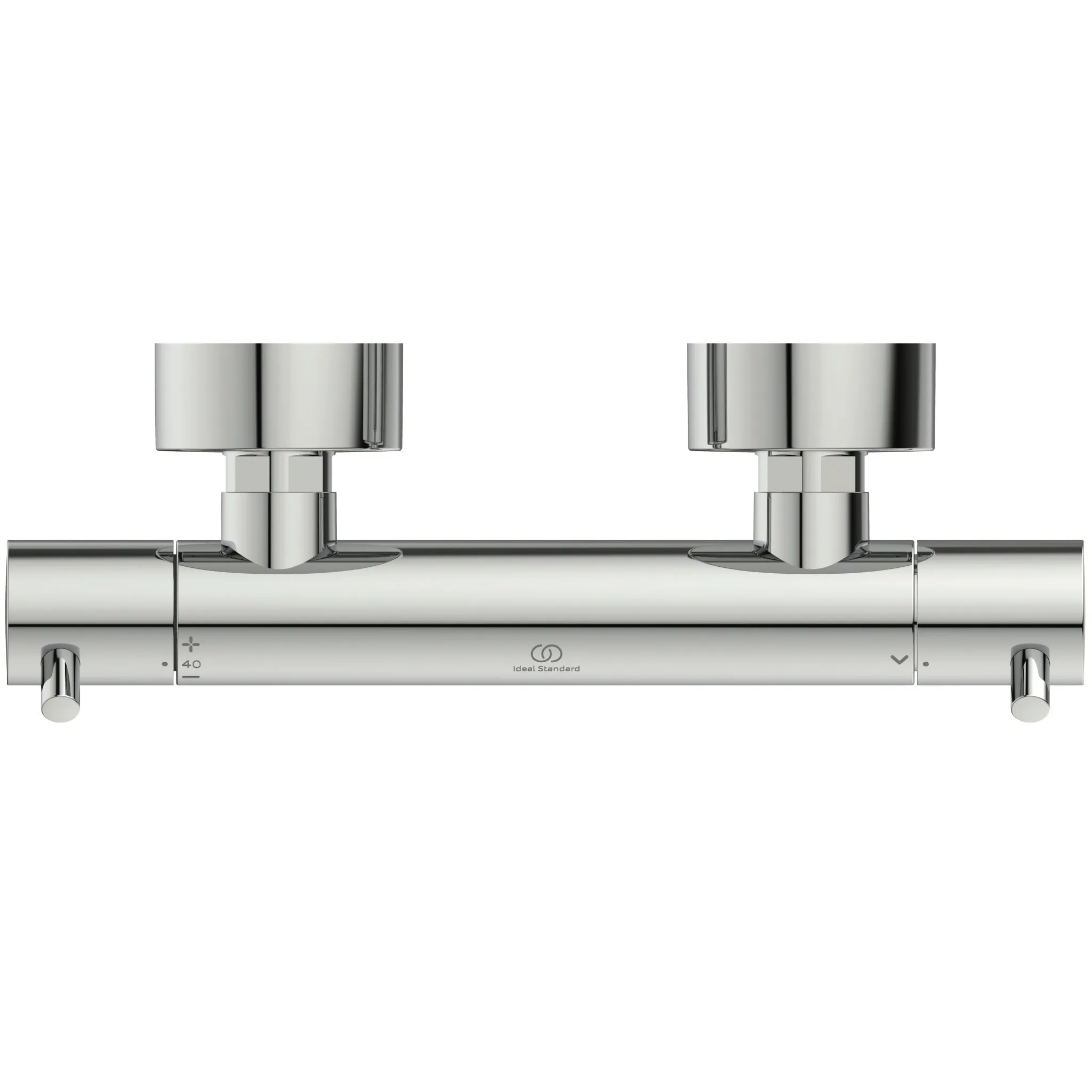 Brausethermostat Aufputz Ceratherm T125 Pin-Griffe Brushed Gold Brausethermostat Aufputz Ceratherm T125 Pin-Griffe Brushed Gold