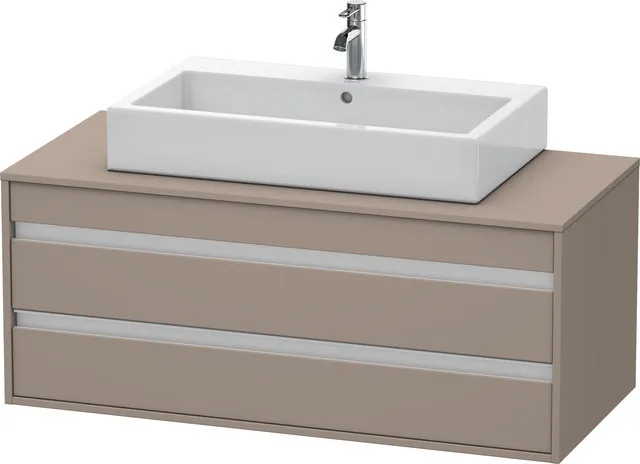 Duravit Waschtischunterschrank wandhängend „Ketho“ 120 × 49,6 × 55 cm Basalt Matt Duravit Waschtischunterschrank wandhängend „Ketho“ 120 × 49,6 × 55 cm Basalt Matt