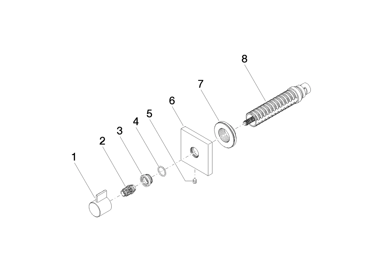 Dornbracht SYMETRICS Unterputzventil linksschließend ½" Chrom Dornbracht SYMETRICS Unterputzventil linksschließend ½" Chrom