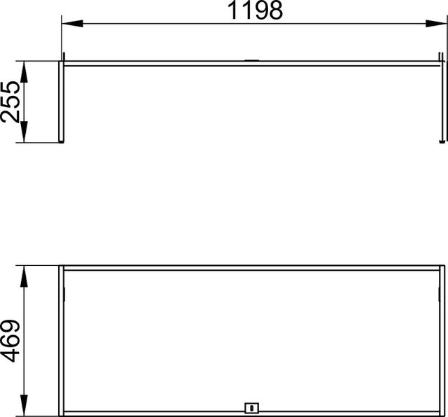 KEUCO Untergestell für Waschtischunterbau Modell 33198110005 „X-Line“ in Anthrazit KEUCO Untergestell für Waschtischunterbau Modell 33198110005 „X-Line“ in Anthrazit