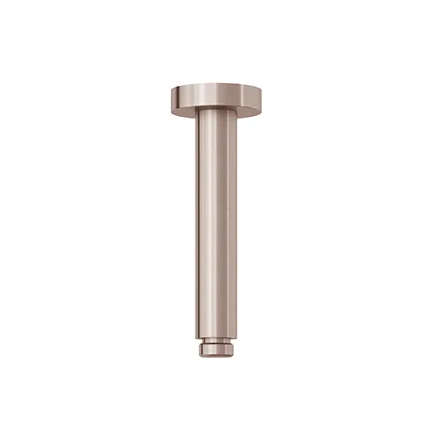 Kludi A-QA Deckenauslass 150 mm Brushed Bronze PVD – starrer Brausearm für Tellerkopfbrause mit Schubrosette