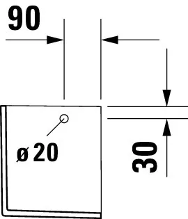 Halbsäule Happy D.2 für 070950, weiß Halbsäule Happy D.2 für 070950, weiß