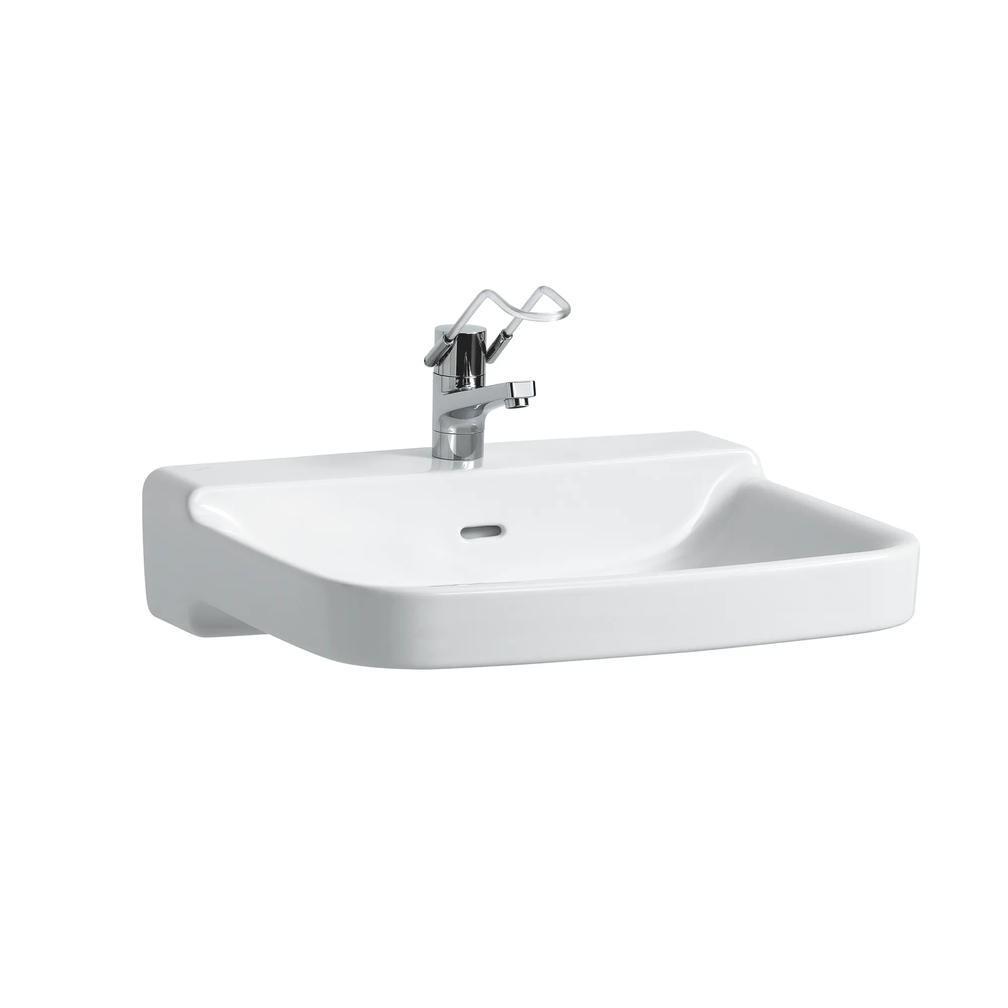 Waschtisch barrierefrei PRO LIBERTY 550x650x190 1 Hahnloch mit Überlauf weiß Waschtisch barrierefrei PRO LIBERTY 550x650x190 1 Hahnloch mit Überlauf weiß