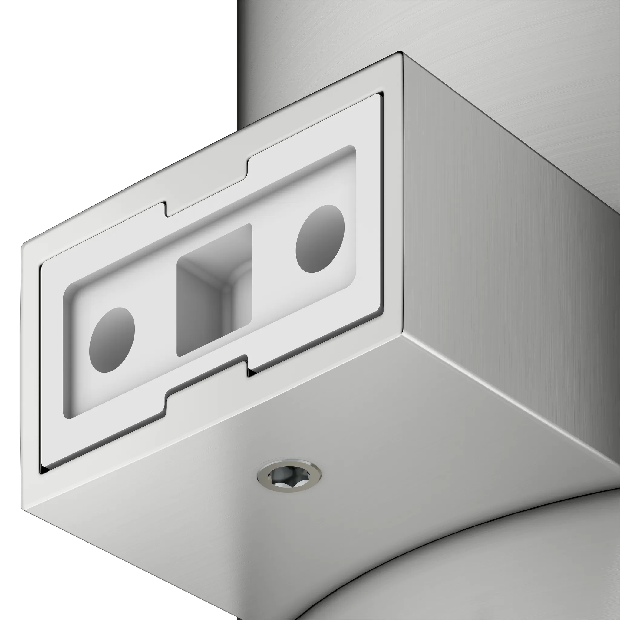 KEUCO COLLECTION MOLL Toilettenbürstengarnitur mit Deckel Wandmodell Edelstahl-finish / anthrazit