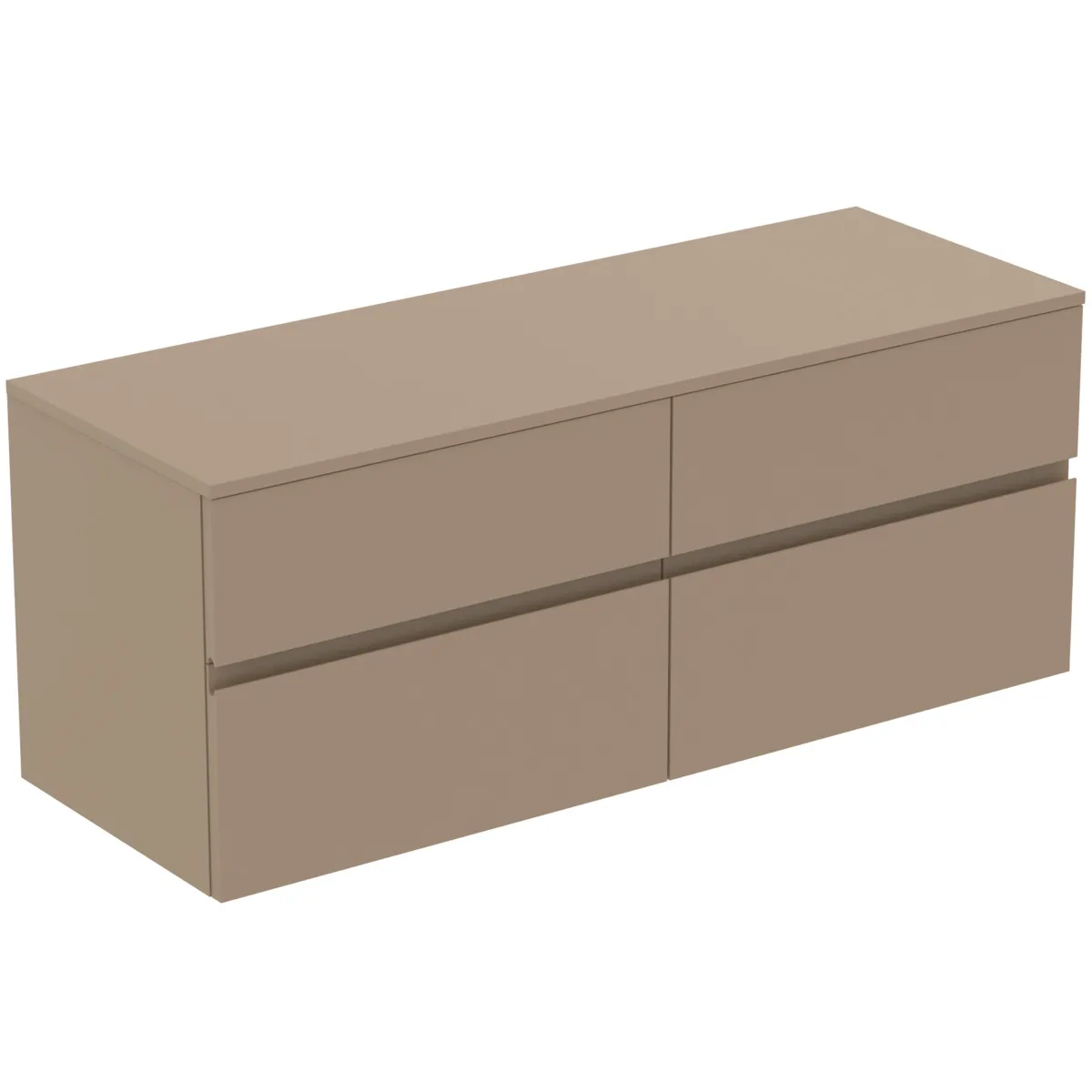 Ideal Standard Waschtischunterschrank „Finesse“ 140,2 × 55,8 × 50,5 cm Greige matt Ideal Standard Waschtischunterschrank „Finesse“ 140,2 × 55,8 × 50,5 cm Greige matt