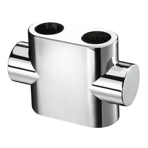 Design in Bad Anschlussgarnitur für Heizkörper mit 50 mm Anschluss Durchgangsform „Multiblock T“ in chrom Design in Bad Anschlussgarnitur für Heizkörper mit 50 mm Anschluss Durchgangsform „Multiblock T“ in chrom