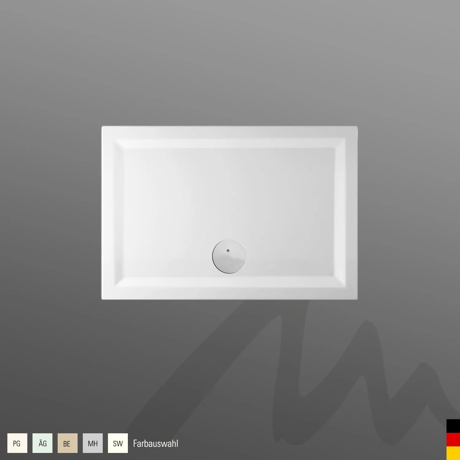 Mauersberger lupina Acryl-Duschwanne lupina 110/75 SF 1100x750x50, Farbgruppe: 2 Mauersberger lupina Acryl-Duschwanne lupina 110/75 SF 1100x750x50, Farbgruppe: 2