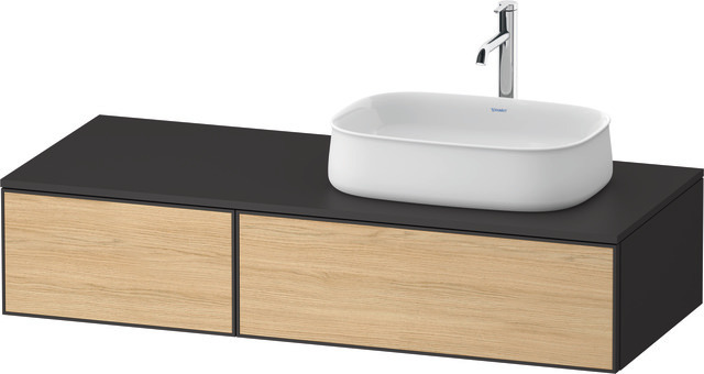 Duravit Waschtischunterschrank wandhängend „Zencha“ 130 × 28,1 × 55 cm