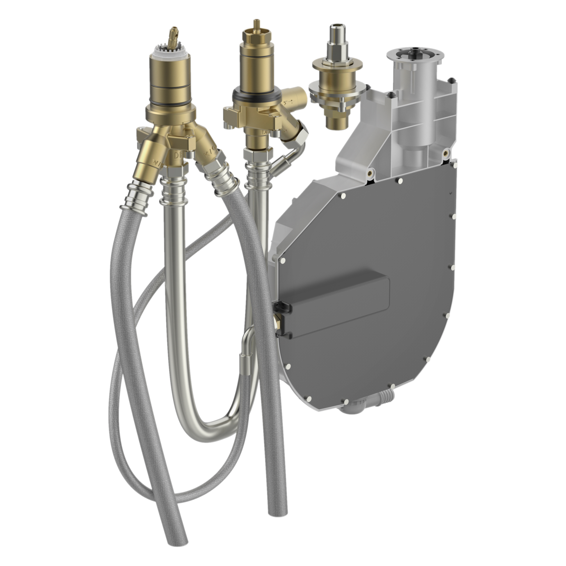 Hansa Rohbauset Brausearmatur in Chrom Hansa Rohbauset Brausearmatur in Chrom