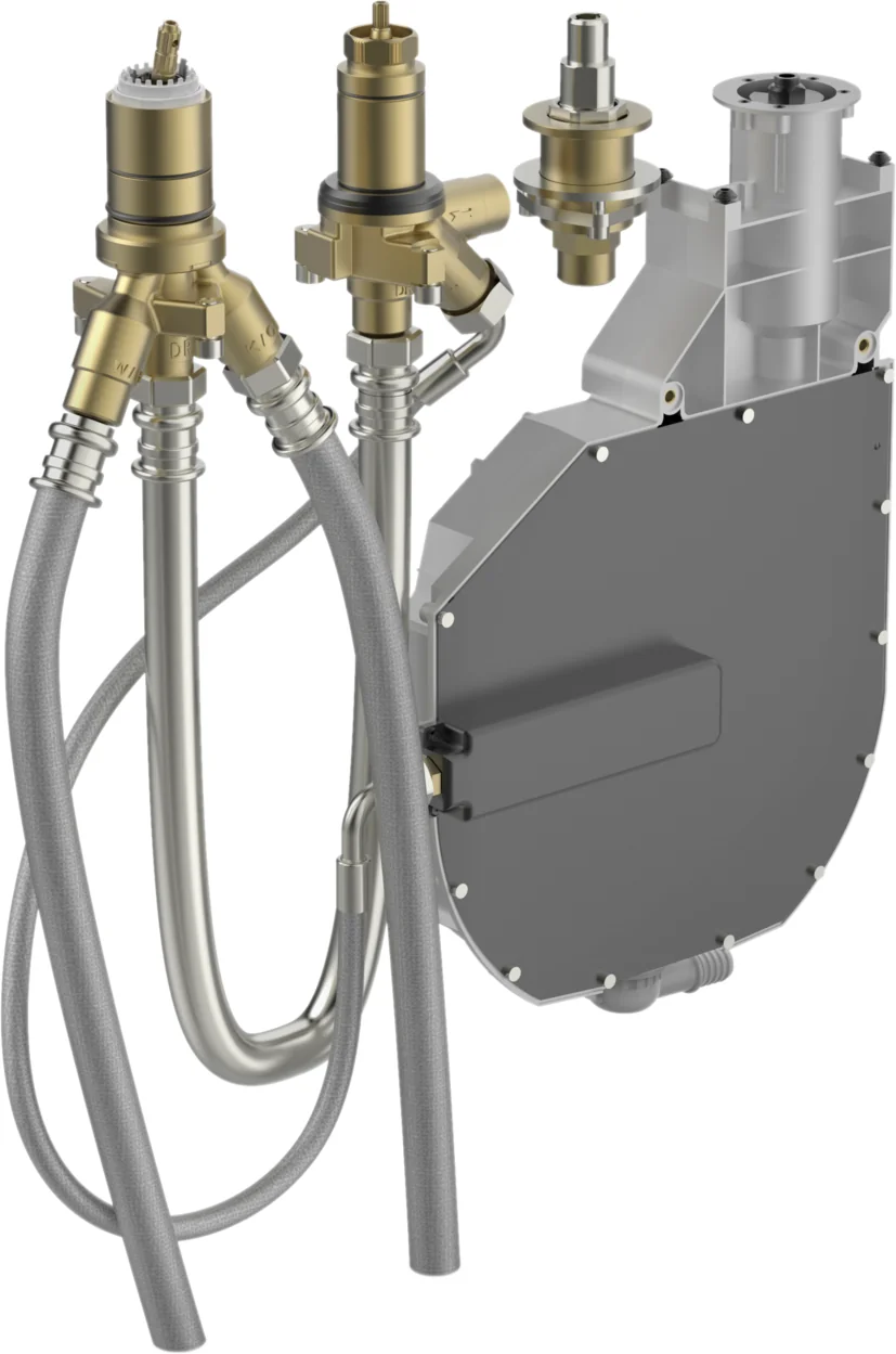 Hansa UP-Rohbauset Bade- und Brausearmatur Hansa 4.0 Kartusche 5304 DN20, Wannenrandmontage, Unterputz, Chrom