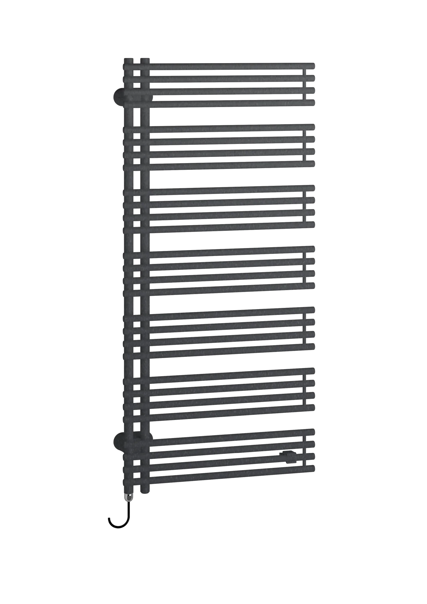 Kermi Design-Elektroheizkörper „Diveo®-E“ 60 × 132 cm in Anthracite Grey