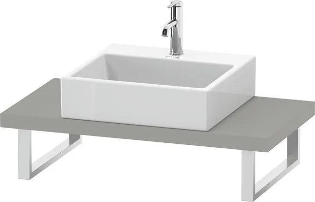 Duravit Konsole „DuraStyle“, mittig Ausschnitte: 1 / Farbe: Betongrau Matt / Größe: 80 × 48 × 4,5 cm Duravit Konsole „DuraStyle“, mittig Ausschnitte: 1 / Farbe: Betongrau Matt / Größe: 80 × 48 × 4,5 cm