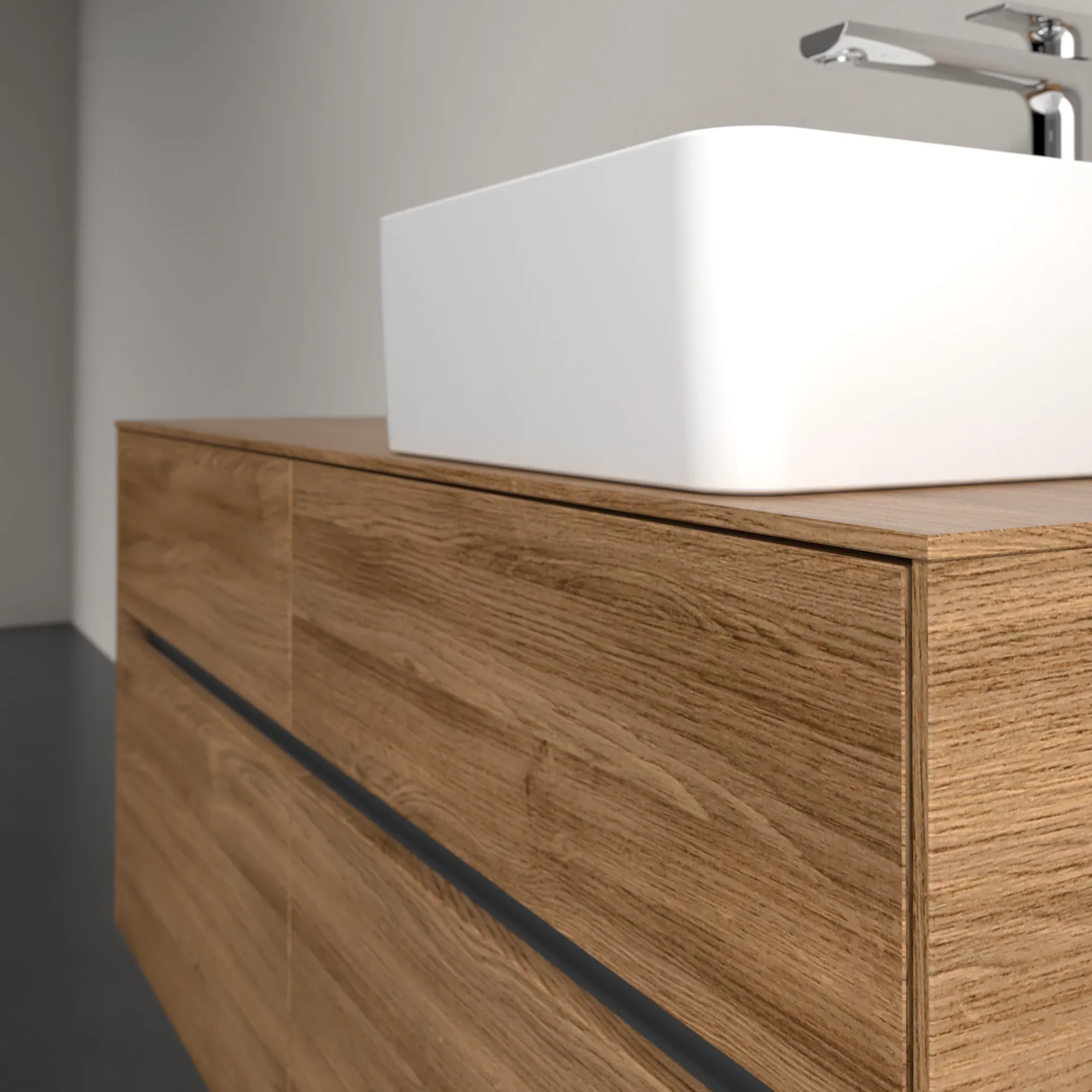 Villeroy & Boch Collaro Waschbeckenunterschrank C04300 1200x548x500mm Kansas Oak Villeroy & Boch Collaro Waschbeckenunterschrank C04300 1200x548x500mm Kansas Oak