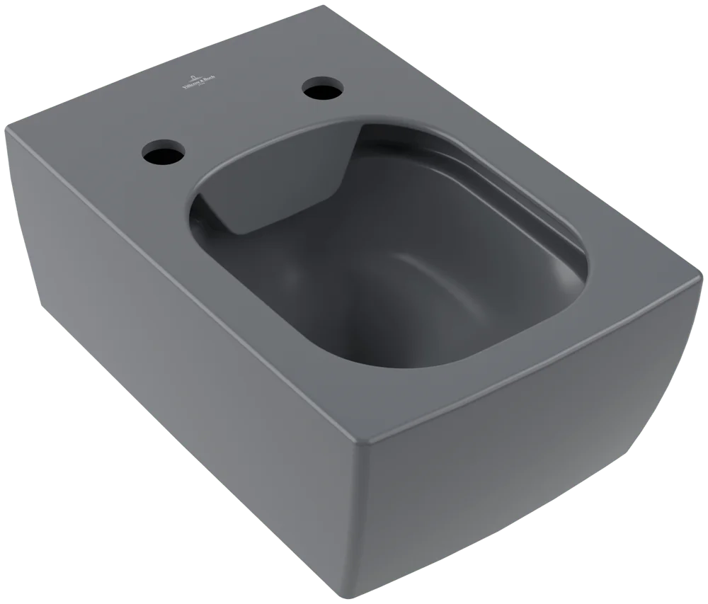 Villeroy & Boch Memento 2.0 Tiefspül-WC wandhängend, spülrandlos, DirectFlush, Graphite CeramicPlus Villeroy & Boch Memento 2.0 Tiefspül-WC wandhängend, spülrandlos, DirectFlush, Graphite CeramicPlus