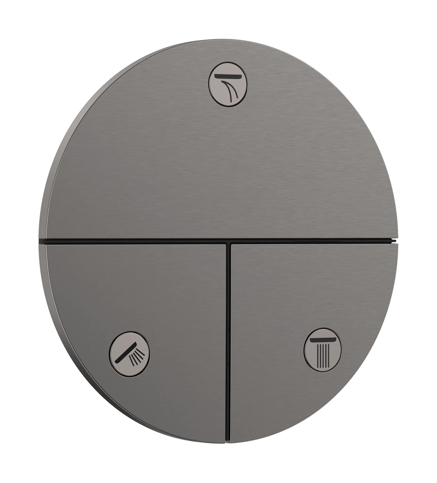 Hansgrohe ShowerSelect Comfort S Ventil Unterputz für 3 Verbraucher Brushed Black Chrome Hansgrohe ShowerSelect Comfort S Ventil Unterputz für 3 Verbraucher Brushed Black Chrome