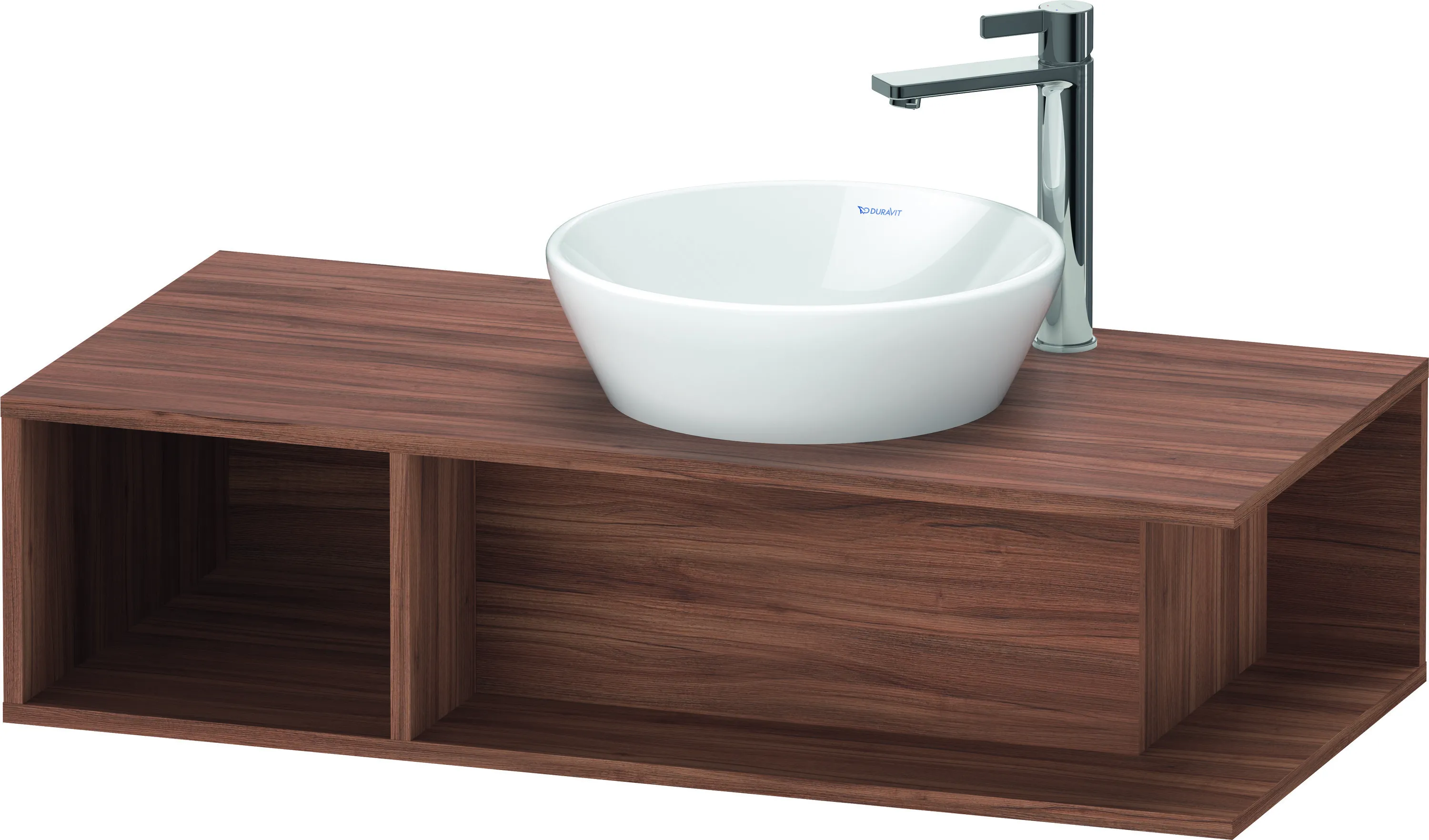 Duravit Waschtischunterschrank wandhängend „D-Neo“ 100 × 26 × 48 cm Nussbaum Natur Duravit Waschtischunterschrank wandhängend „D-Neo“ 100 × 26 × 48 cm Nussbaum Natur