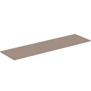 Ideal Standard Waschtischplatte i.life B ohne Ausschnitt, 1804x506x18mm, Greige matt