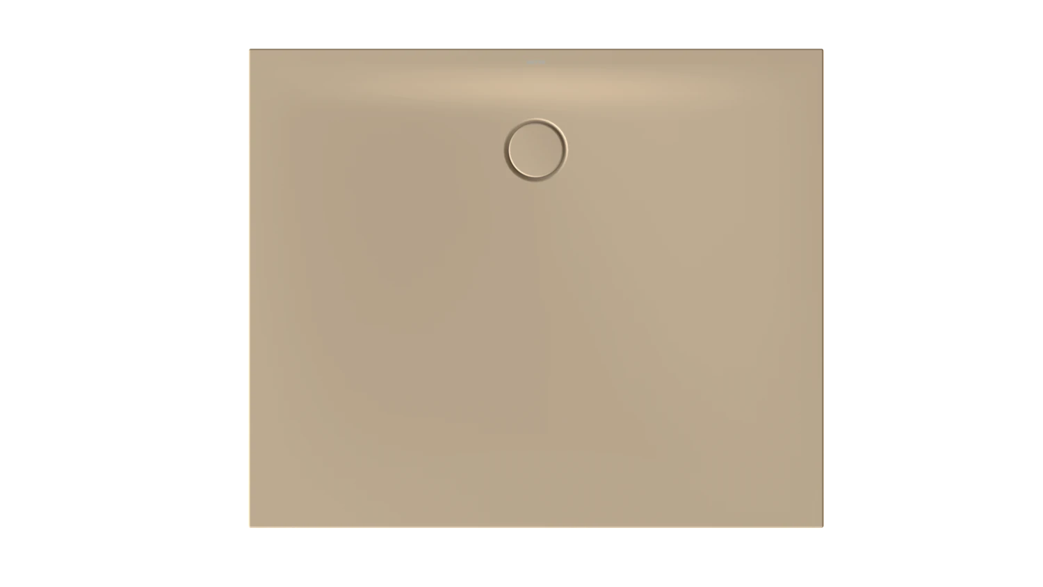 Bette rechteck Duschwanne „BetteFloor Side“ 1200 × 1000 mm ohne Oberflächenbeschichtung, mit BetteGlasur Plus, ohne Wannenträger, in Greige