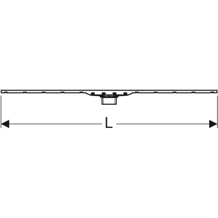 Geberit Duschrinne „CleanLine“ Modell 154440391 10 cm