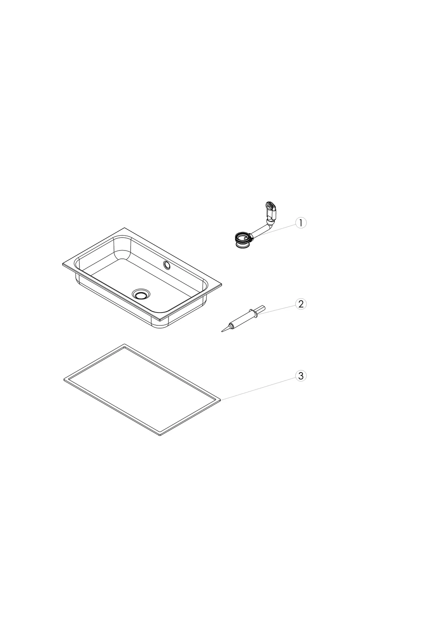 Waschbecken „SR-Serie“ 415 × 127 mm mit ProShield Waschbecken „SR-Serie“ 415 × 127 mm mit ProShield